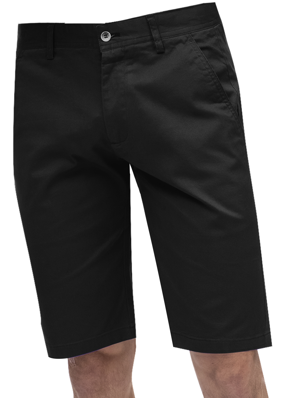 Men's Chino Short Pants CHS01- Black