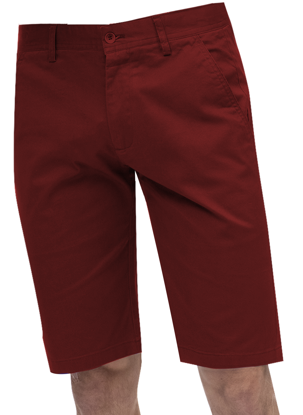 Men's Chino Short Pants CHS01 - Burgundy