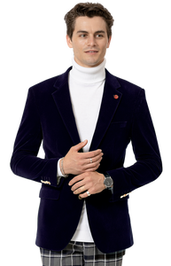 Men Fashion Blazer J134 - Navy