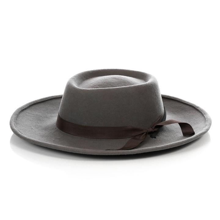 Men Fedora Earp Hat-Grey - Church Suits For Less