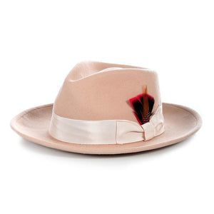 Men Fedora Hat-CAMEL S - Church Suits For Less