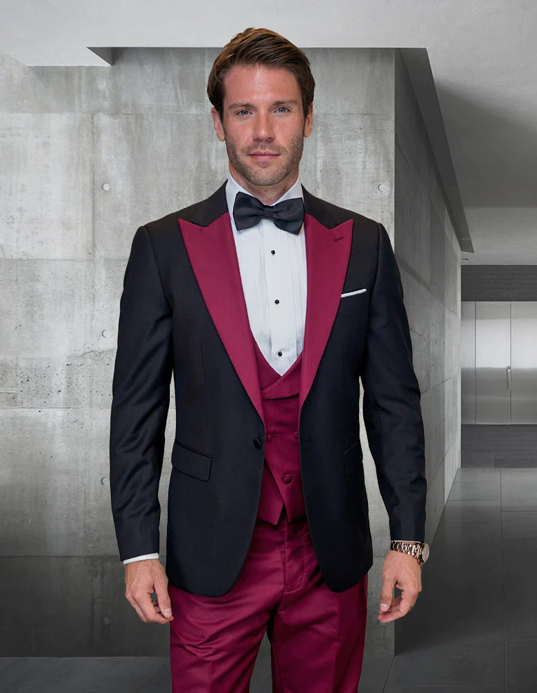 Men's Statement suit- ARYA Burgundy