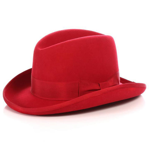 Men Godfather Hat-Red S