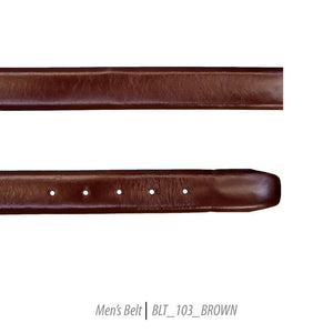 Men Leather Belts-BLT-103-Brown