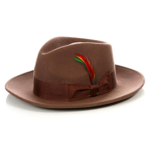 Men Fedora Hat-CRFEDORA - Church Suits For Less