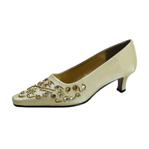Women Church Shoes BDF-640 Gold By Day Fashion Women Church Shoes BDF-640 Gold By Day Fashion