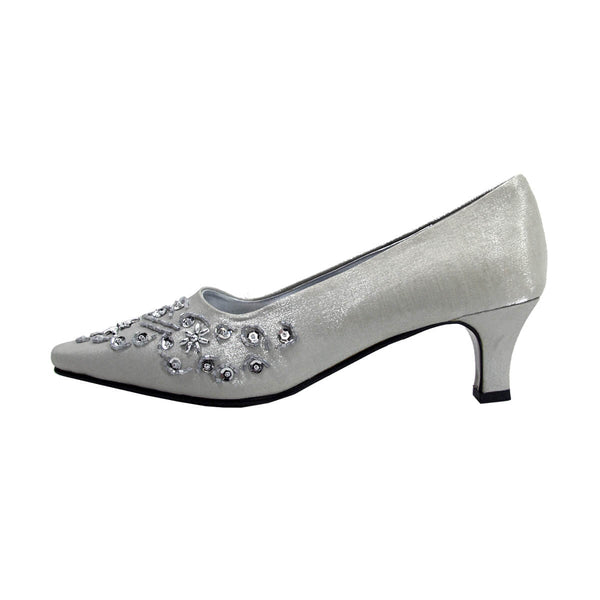 Women Church Shoes BDF-640 Silver