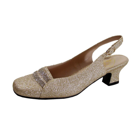 Women's Slingback Dress Shoe 908 Champagne