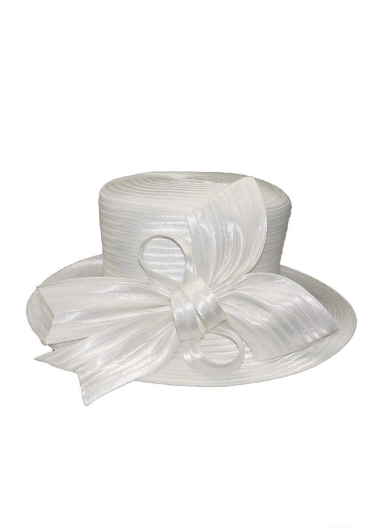 Women Church Hat H202-white