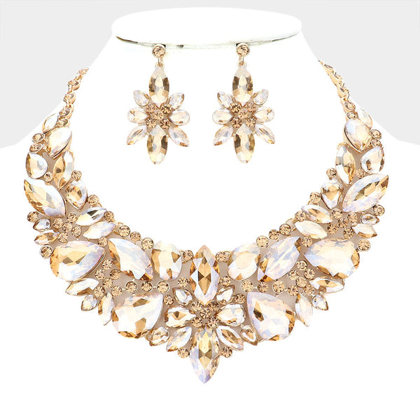 Multi Stone Evening Necklace