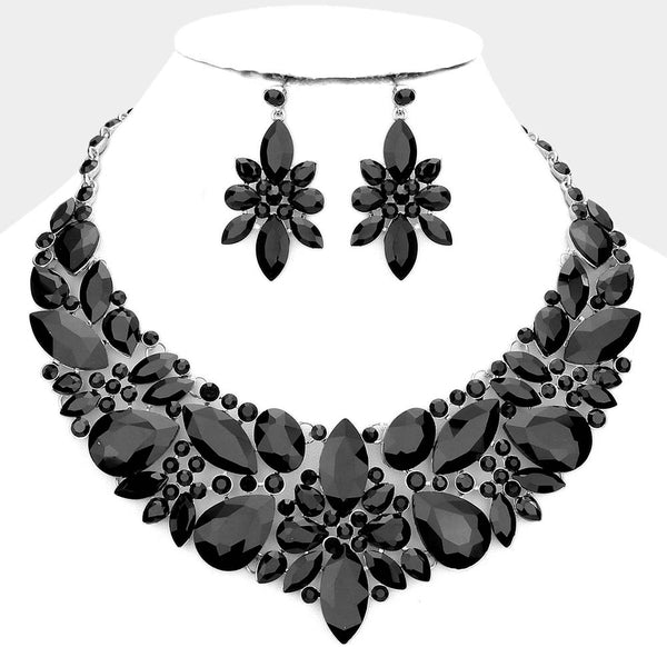 Multi Stone Evening Necklace