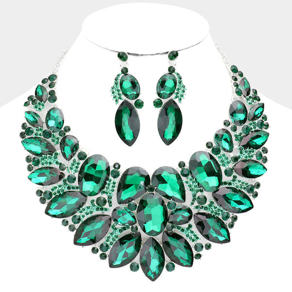 Multi Stone Evening Necklace