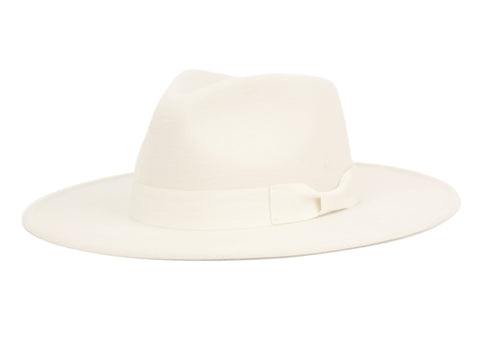 MEN FASHION FEDORA HAT F5107 White