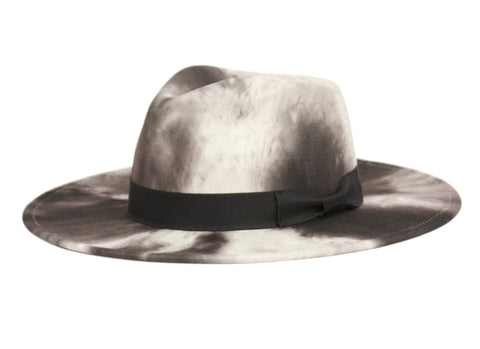 MEN FASHION FEDORA HAT F5107 Black White
