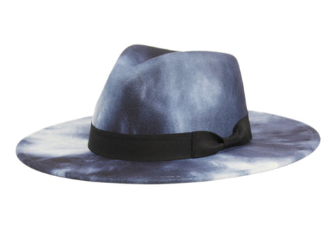 MEN FASHION FEDORA HAT F5107 Navy