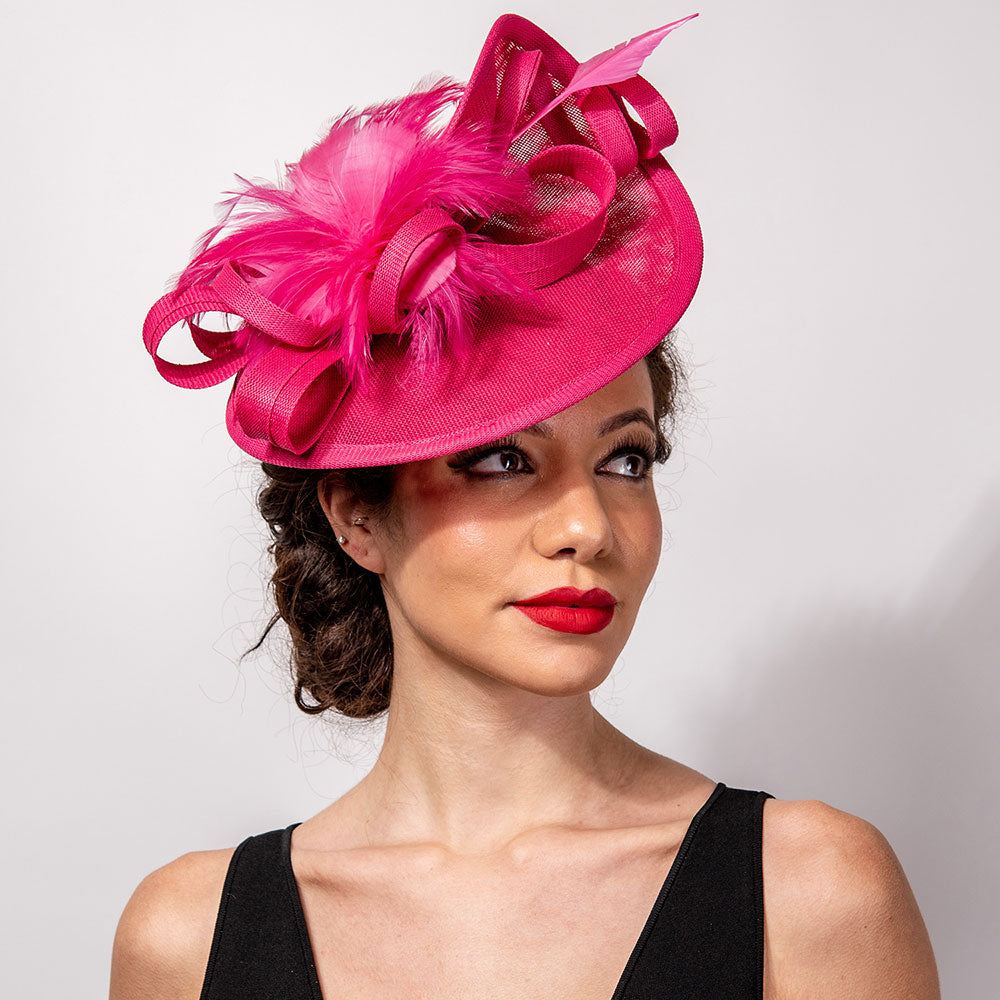 Women Fashion Fascinator-2966 Fuchsia