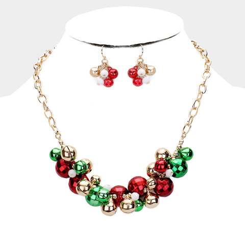 Christmas Bell Collar Necklace