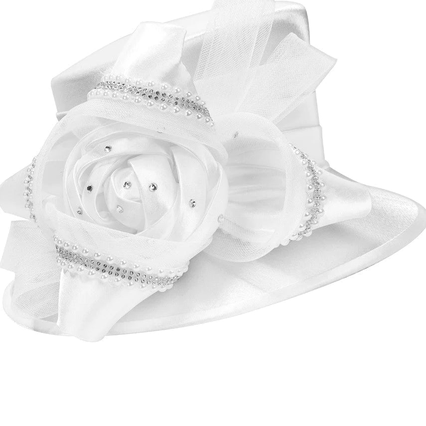 Women Giovanna Church Hat Hm976 White