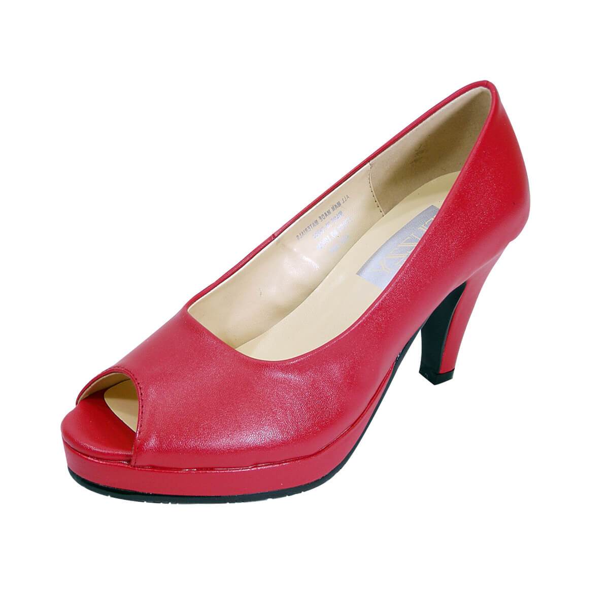 Women's High Heel Pumps- 8126 Red