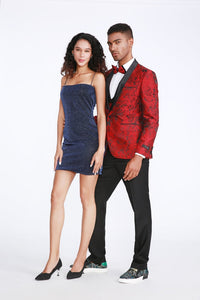 Red Suit For Men Skinny Fit Suits For All Ocassions