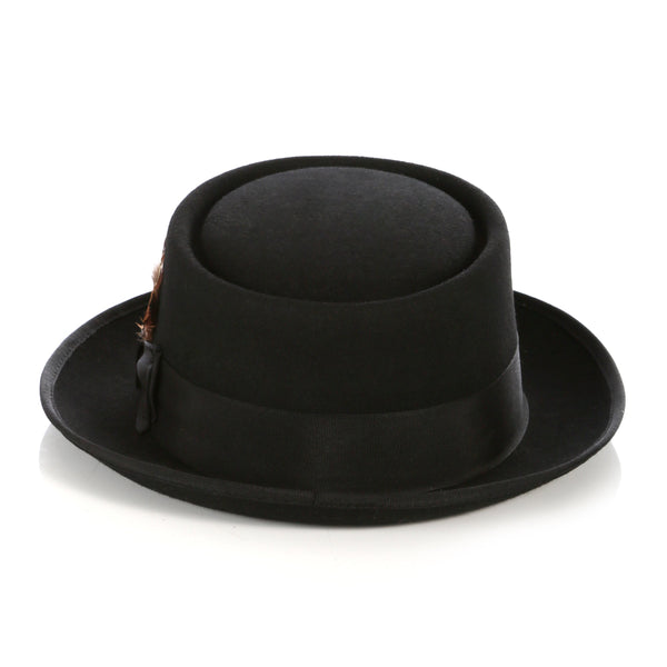 Men Classic Pork Pie Hat-MSD32