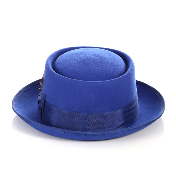 Men Classic Pork Pie Hat-MSD32