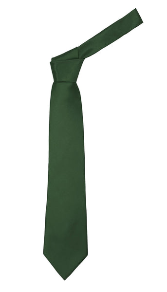 Premium Microfiber Hunter Green Necktie