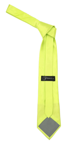 Premium Microfiber Pale Green Necktie