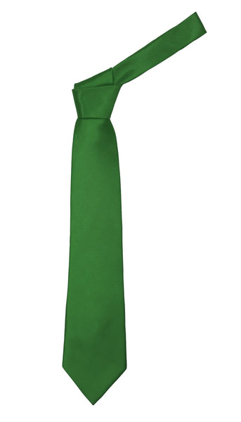 Premium Microfiber Pepper Green Necktie