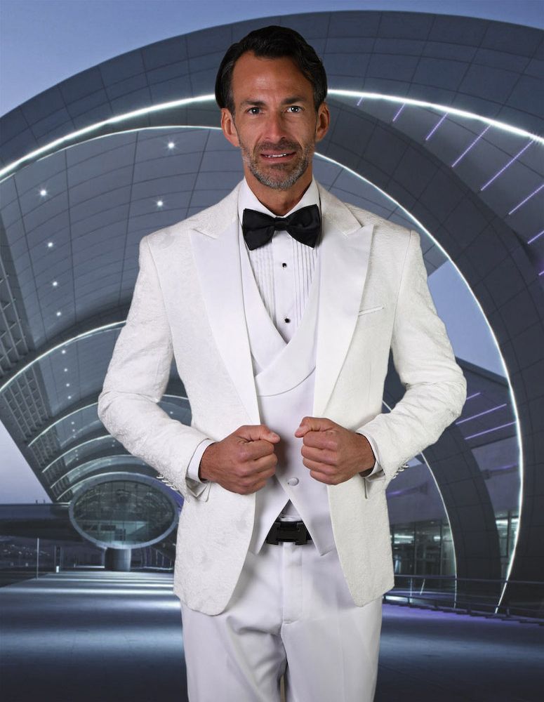 Men Statement Suit BELAGIO15- White