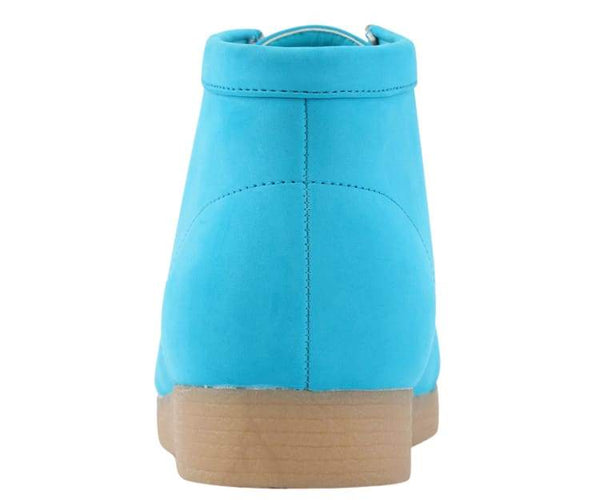 Men Fashion Chukka Boots-JAYS Turquoise