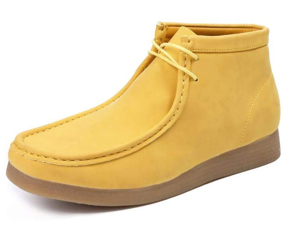 Men Fashion Chukka Boots- Walbee Mustard