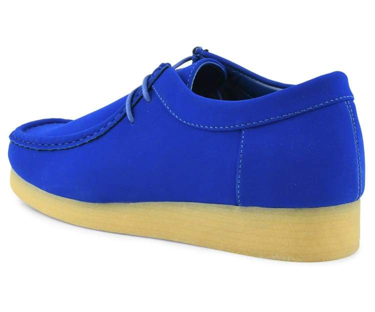 Royal blue online clarks wallabees