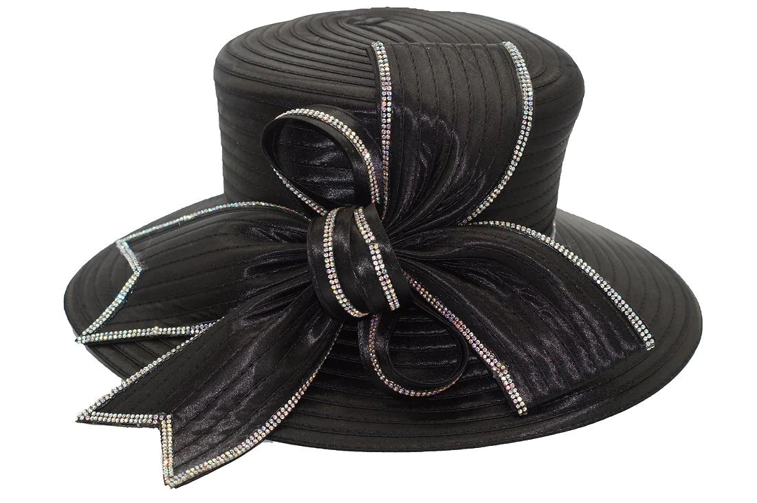 Women Church Hat 202 Black