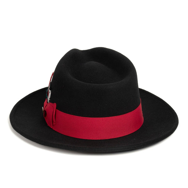 Men Church Hats Red Black