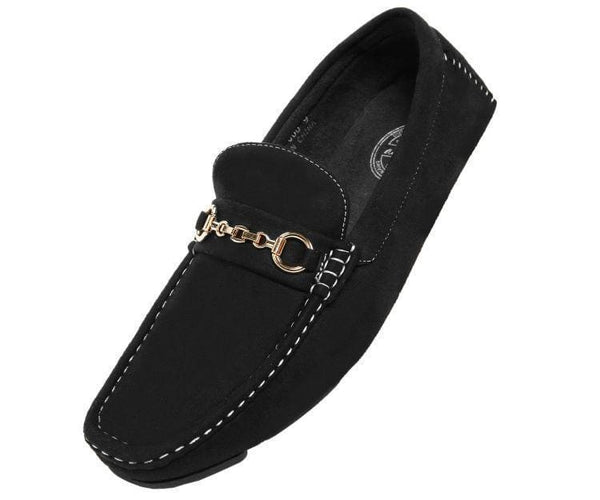 Men Church Loafers Shoes- Ecker Black