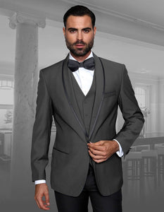 Men Tuxedo- GENOVA CHARCOAL