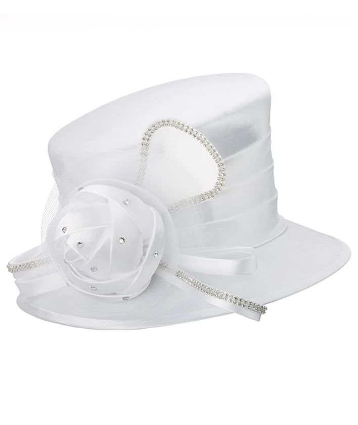 Women Giovanna Church Hat Hm974 White