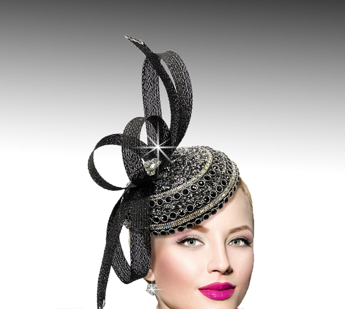 Women Fashion Fascinator-BDF-FA2731C Black