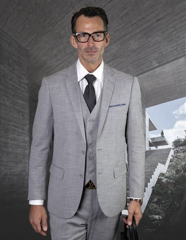 Men's Statement Suit- LAZARO Grey