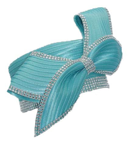 Women Church Hat BDF-182 Sky Blue