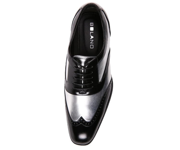 Men Dress Shoes-Lawson Silver