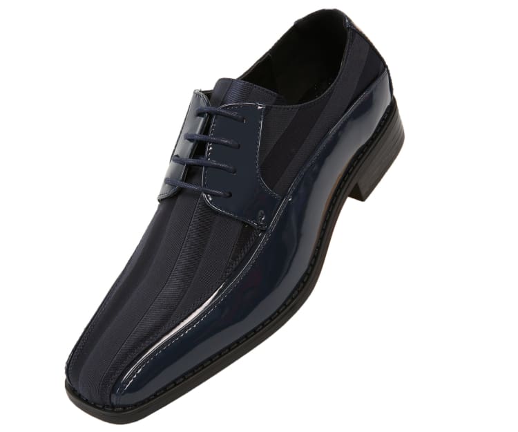 Men Tuxedo Shoes-179- Navy