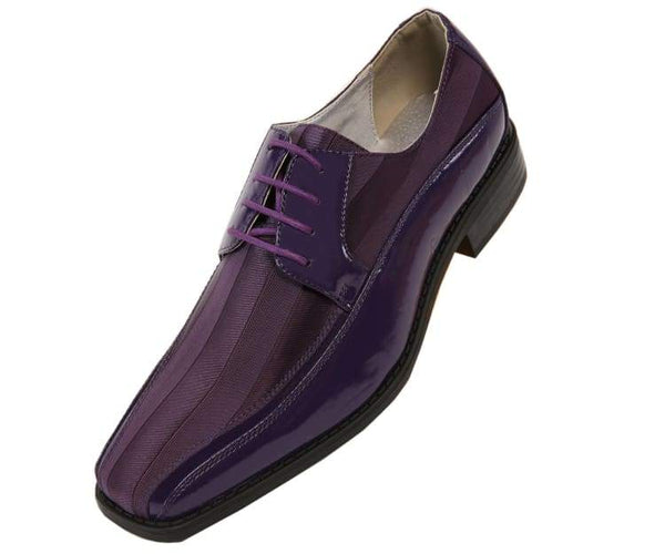 Men Tuxedo Shoes-1879 Purple