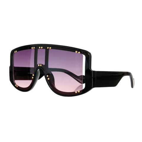 Pink Lens 80's Stud Sunglasses