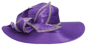 Women Church Hat 203 Purple