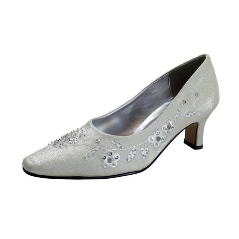 Women Fashion Shoes-652C Silver