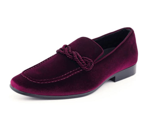 Men Dress Shoes-Esses Burgundy