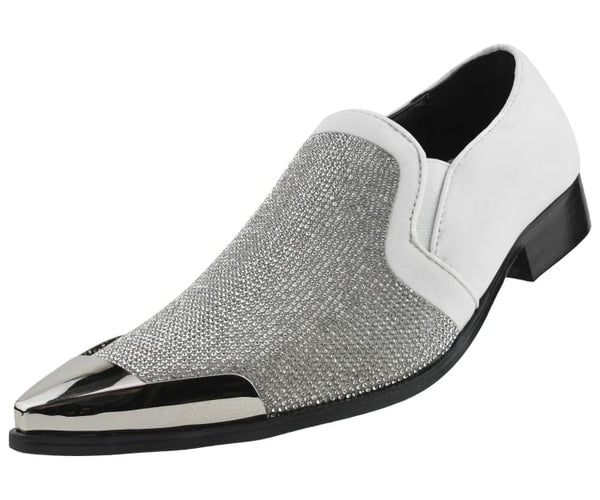 Men Dress Shoes-Dezzy White