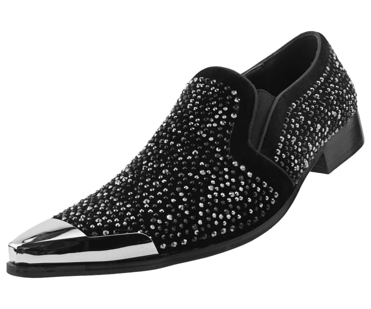 Men Dress Shoes-Desta Black/Silver – By Day Fashion Men Dress Shoes-Desta Black/Silver – By Day Fashion